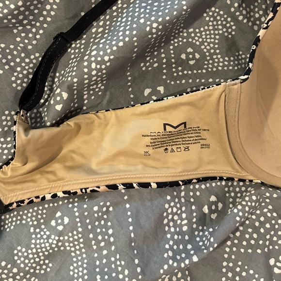 Maidenform Comfort Devotion Leopard Print Bra. Size 36C - Picture 4 of 11
